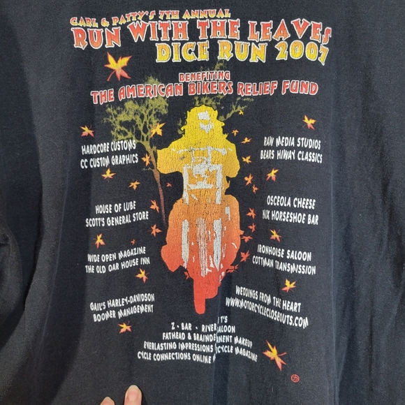 2 Mens Dice Run 2007 T-shirts 1 Large , 1 XL - Picture 9 of 10